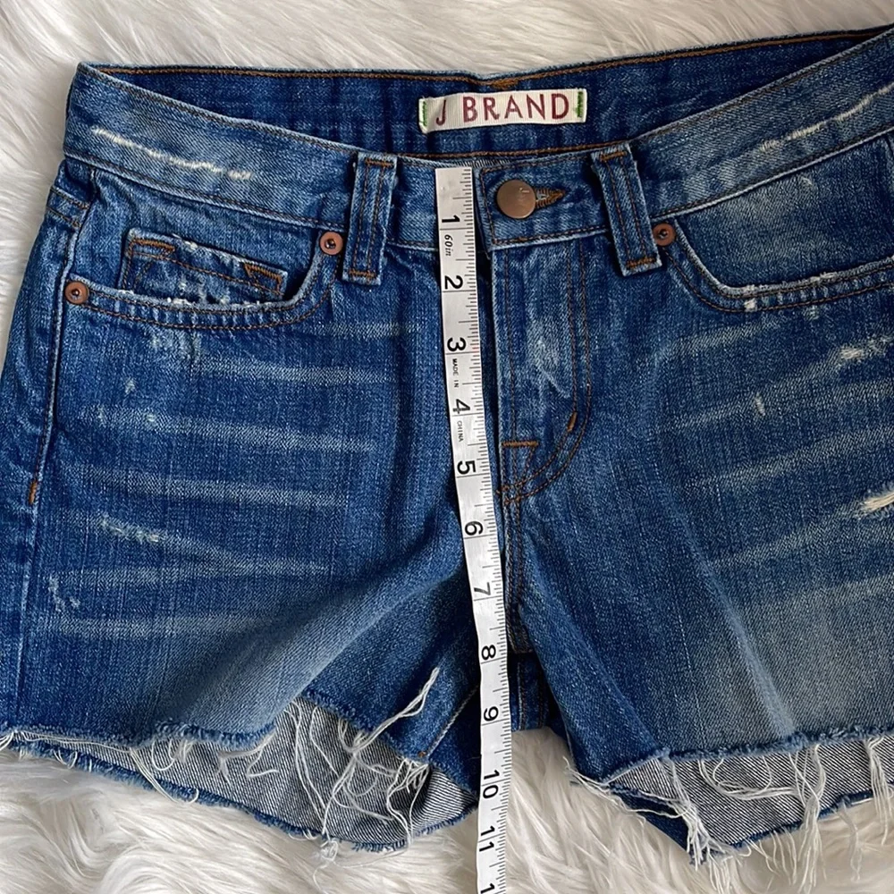 J Brand Libra Cut-Off Denim Shorts Size 25
